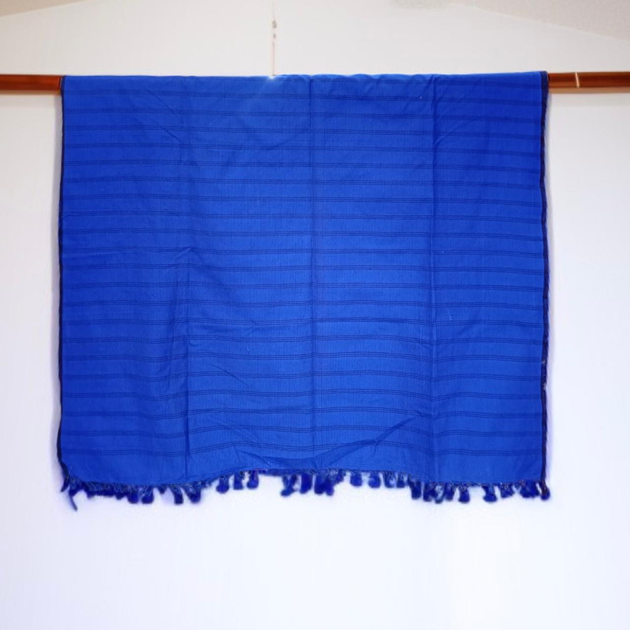 Blue Ao Naga Women Shawl - Ethnic Inspirations