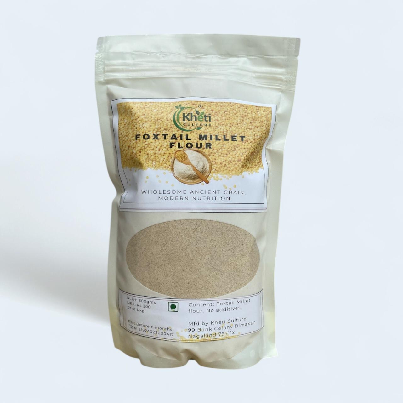 Foxtail Millet Flour 500gm - Kheti Culture