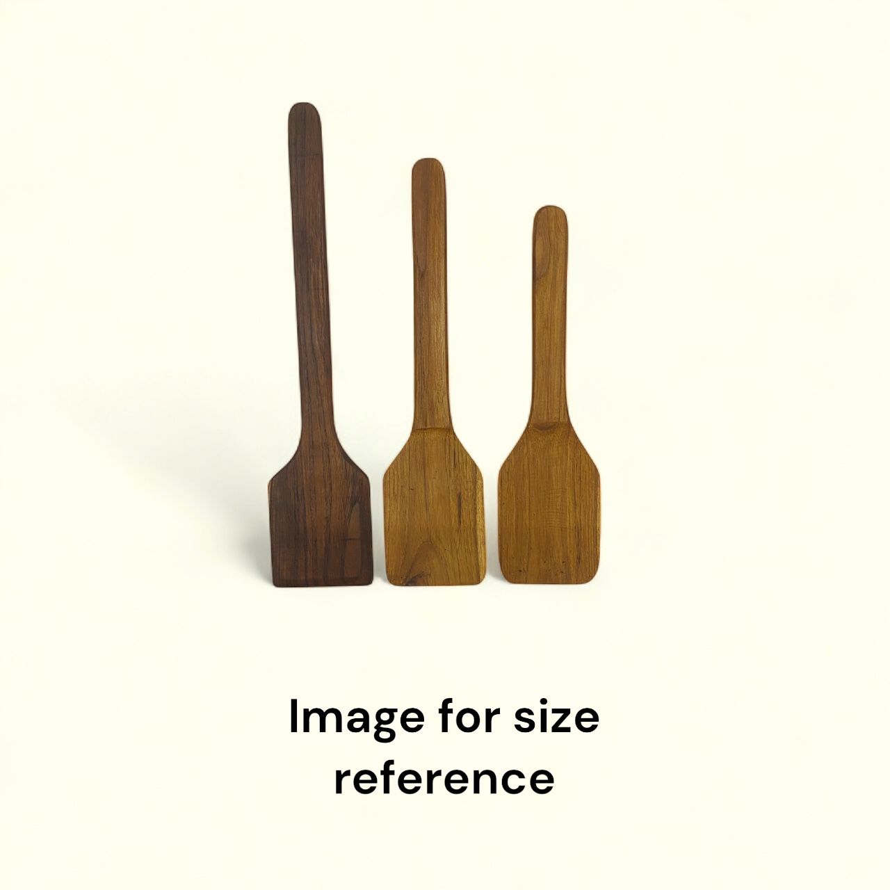 Light Long Spatula Teak Wood (1pc) - Custom Creations