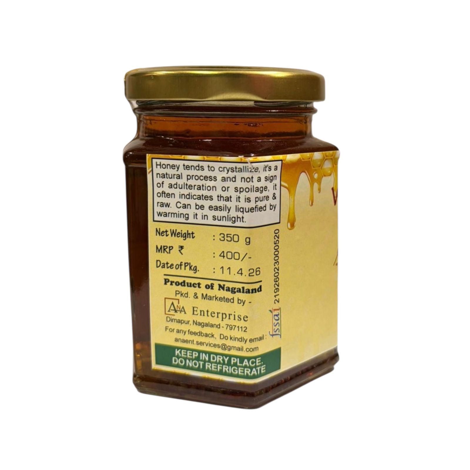 Wild Raw Honey 350g