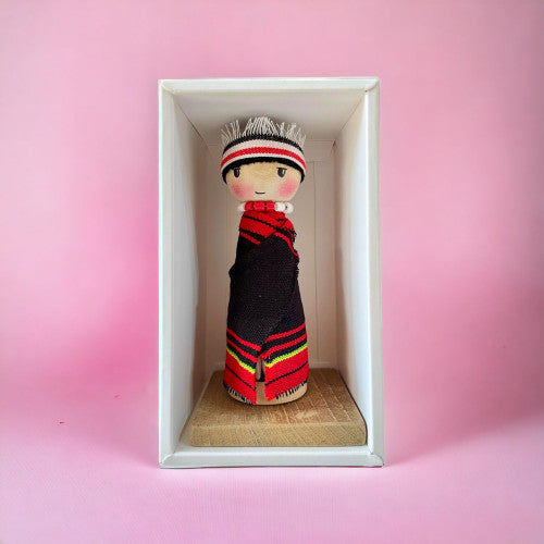 ZELIANG boy traditional wooden doll - Ikali's Studio
