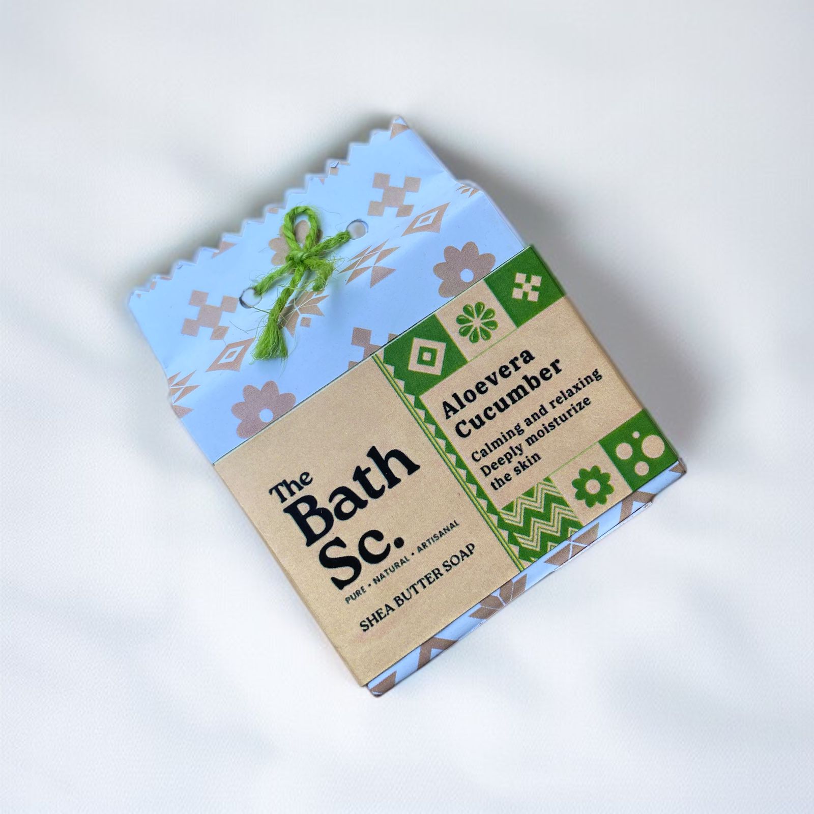 Aloevera Cucumber Shea Butter Soap- The Bath Sc.