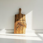 I am the bread of life wooden chopping board - Custom Creations