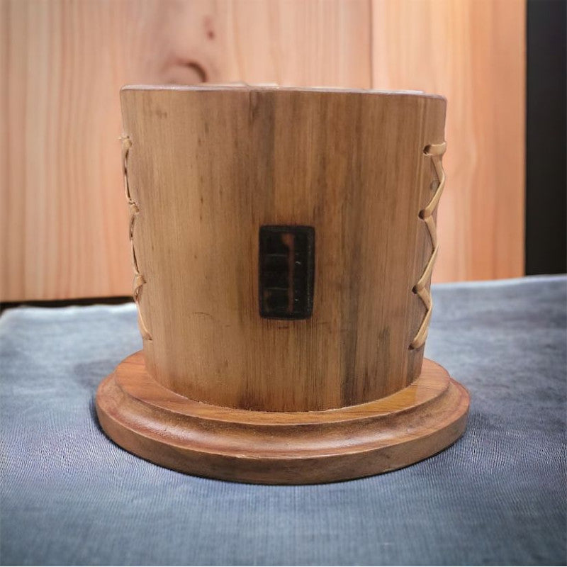 The Naga Feather Wooden Pen Stand