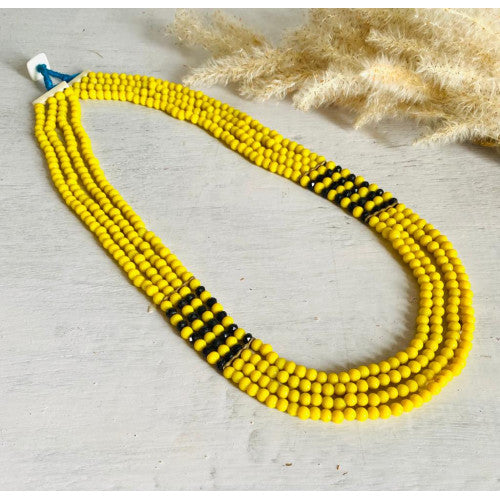 Cheer Yellow Neck Piece - Flower Child