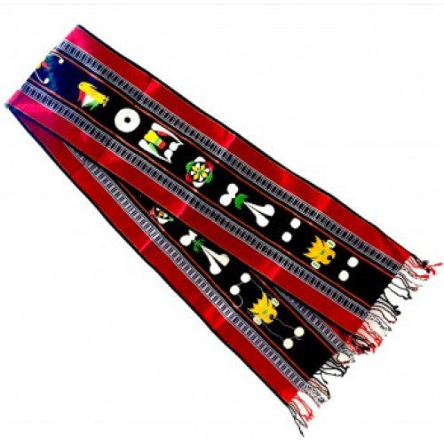 Ethnic Inspirations - Chakesang Red Men Traditional Stole