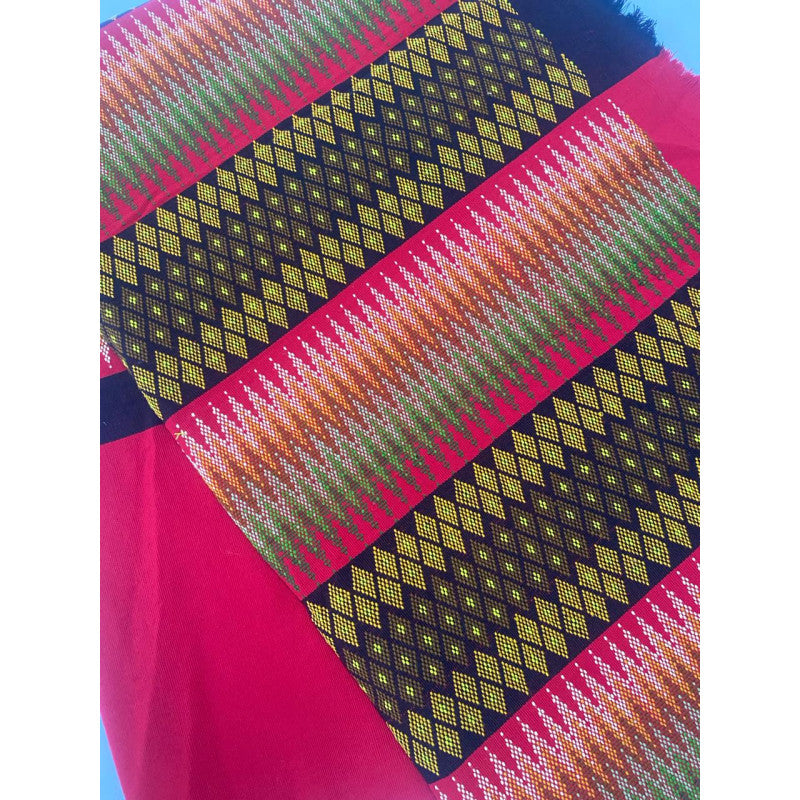 Ethnic Inspiration - Red puan full design (wrap around)