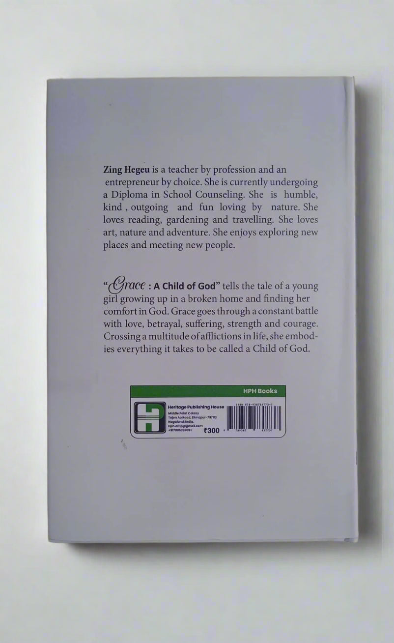 Back cover of a book with text and a barcode on a white background