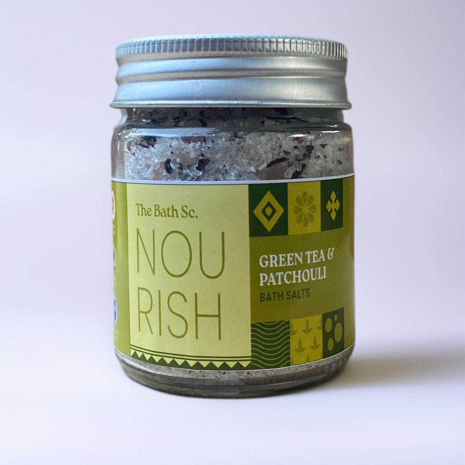 Green tea & Patchouli Bath Salts - The Bath Sc.