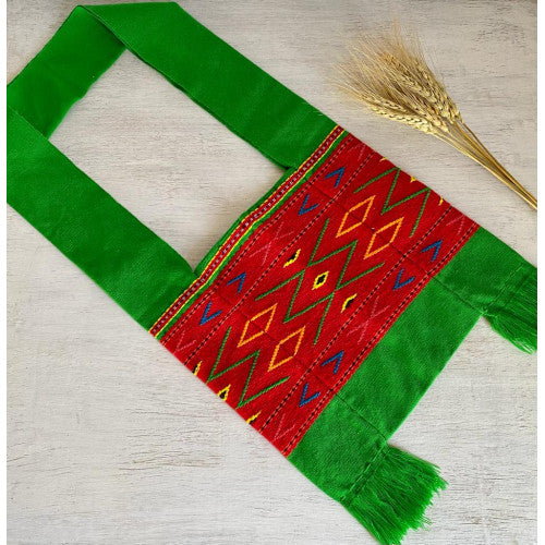 Konyak motif Sling bag (Light Green) - Ethnic Inspiration