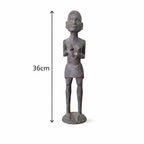 Tribal Women Statue Wood Sculpture - Indigi craft