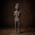 Tribal Women Statue Wood Sculpture - Indigi craft