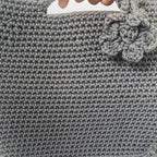 Grey medium hand bag- R Rhutsu