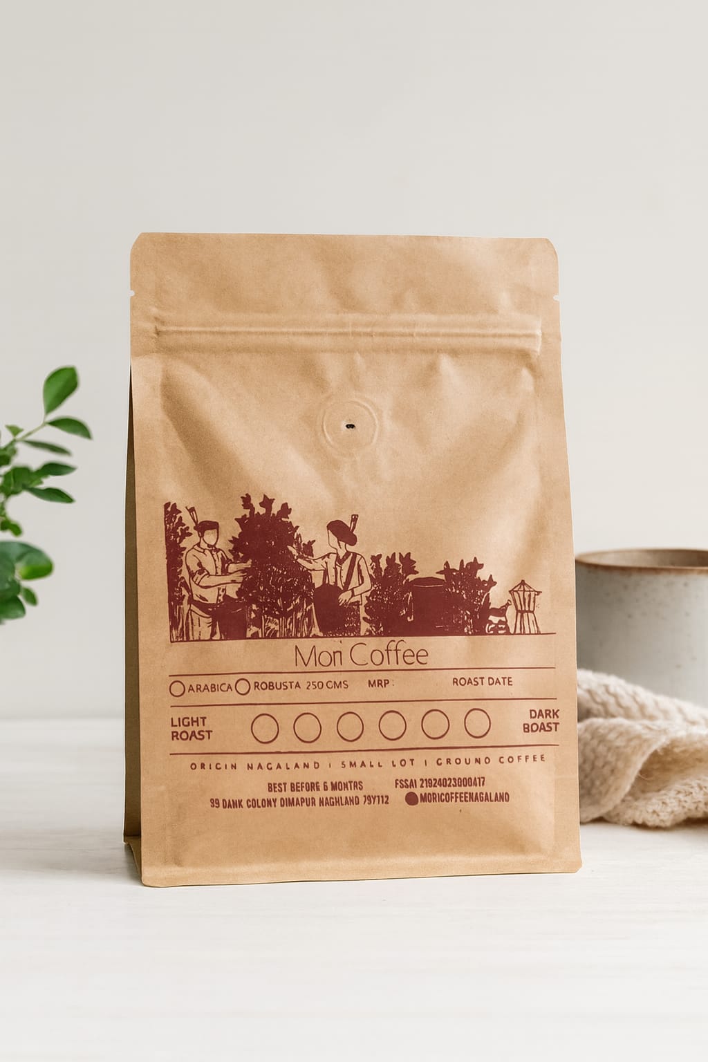 Mori Coffee Medium Roasted Ground Coffee 250g