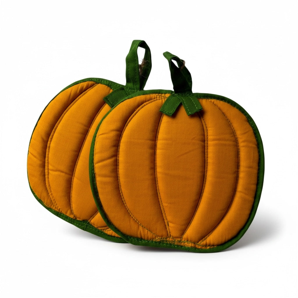 orange pumpkin pot holder- prodigal home
