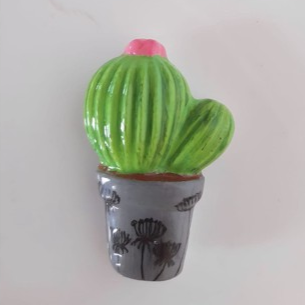 Bloom flower planted cactus magnet- Creatif by Jung Jathy