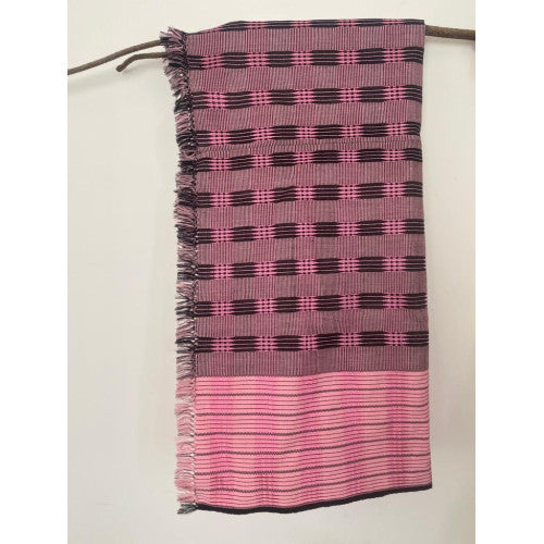 Pink Ao Motif Design Wrap Around for Woman - Ethnic Inspirations