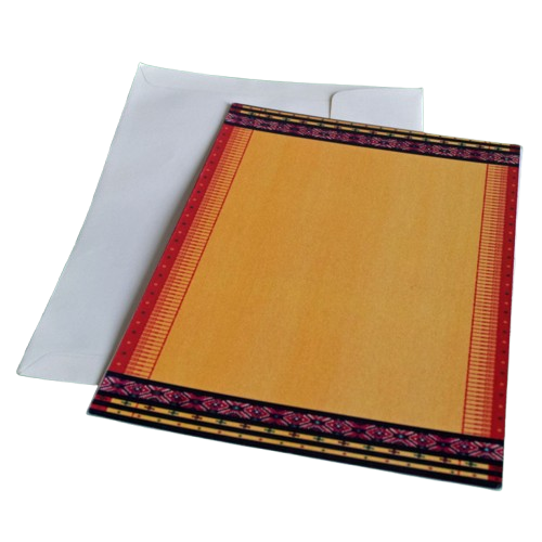 soyachunks Tribal dimasa kachari shawl greeting cards