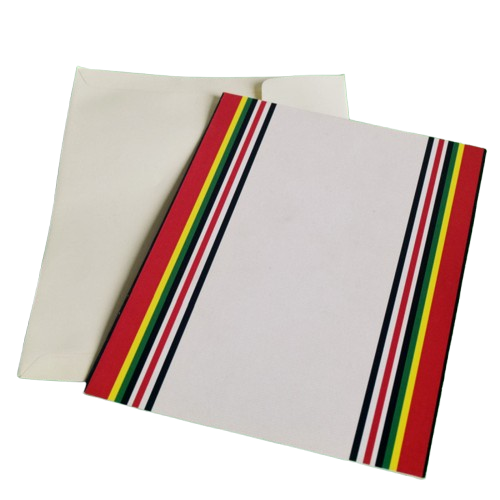 soyachunks tribal zeliangrong naga shawl Red and cream greeting cards