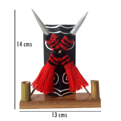 Hand crafted Spear pen stand - Indigi Crafts