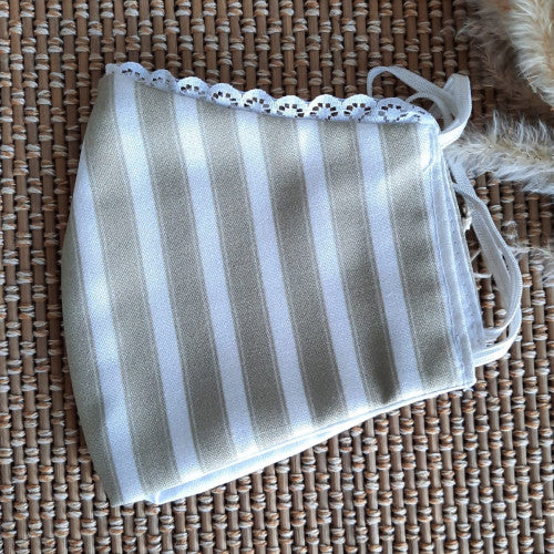 Stripe face mask - Grace Accessories