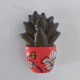 Cute succulent plants magnet- Creatif by Jung Jathy
