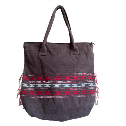 Brown Hand woven Tote bag - TADI