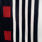 Sangtam Loinloom men white border Shawl - Ethnic Inspirations